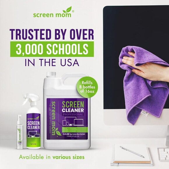 Screen Cleaner Spray and Microfiber Cloth 16oz Screen Cleaner Spray and Wipe for - Picture 5 of 5